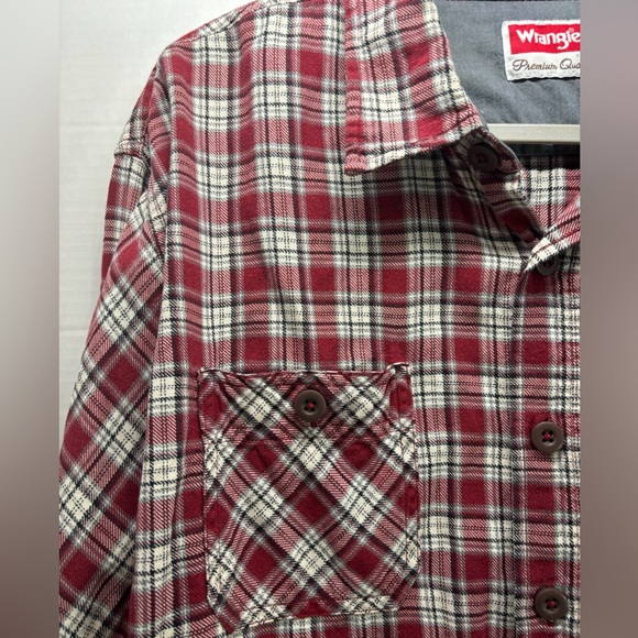 Wrangler Men’s Flannel Shirt Size X-large - Picture 2 of 5